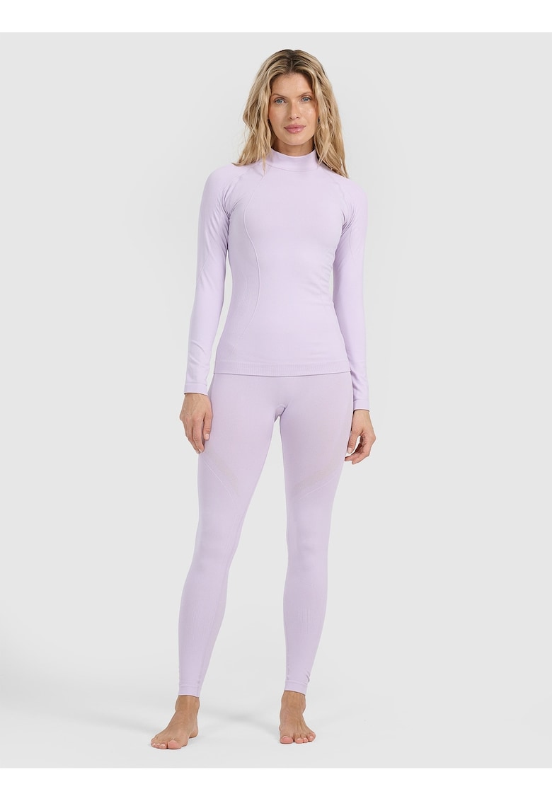 Colanti termoactivi fara cusaturi - femei - violet - poliamida -