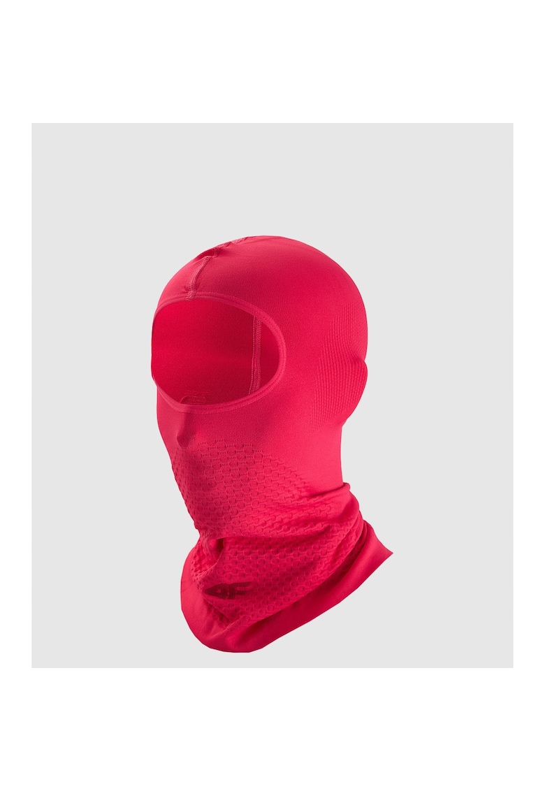 Balaclava sport - unisex roz - poliester - fara cusaturi - L/XL