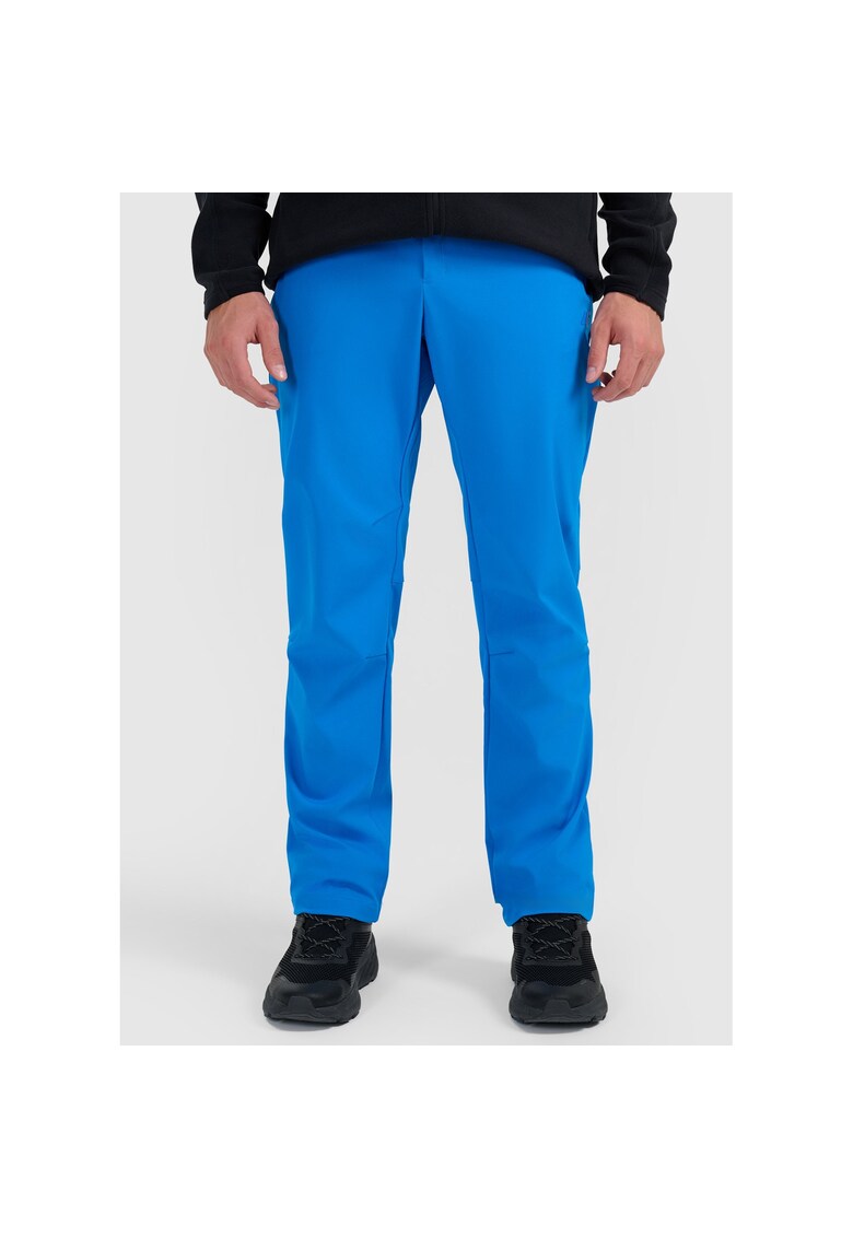 Pantaloni trekking barbati - poliester - albastru