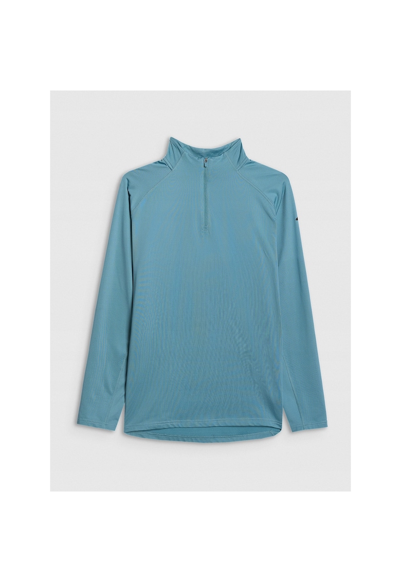 Bluza sport barbati - lenjerie termica - turcoaz - tehnologie 4FWarm - croiala regulara