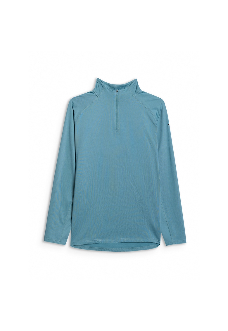 Bluza sport barbati - lenjerie termica - turcoaz - tehnologie 4FWarm - croiala regulara