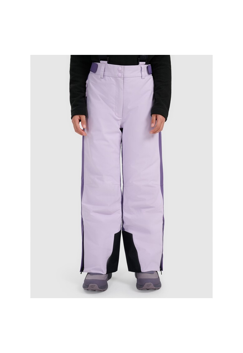 Pantaloni ski fete NeoDry 8000 violet impermeabili