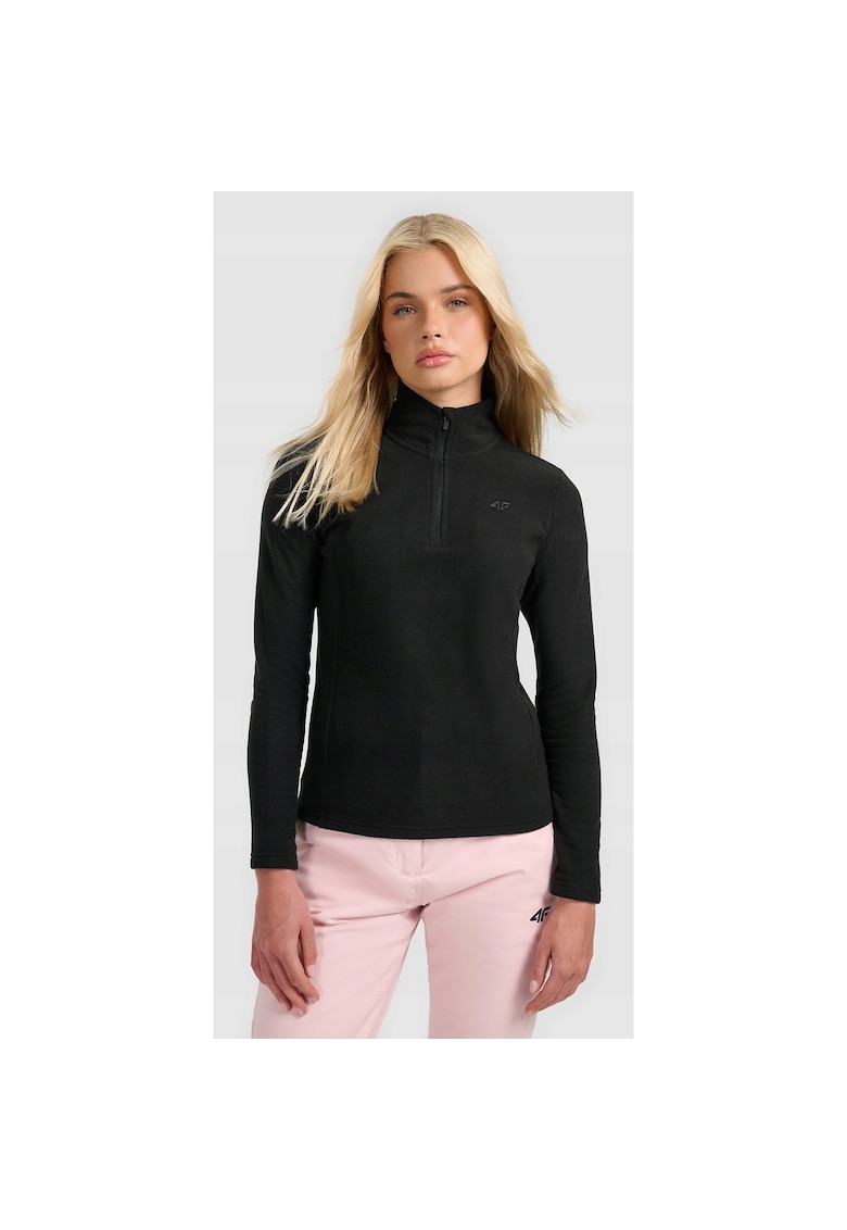 Bluza sport dama - poliester - termica - slim - neagradwqf - Negru