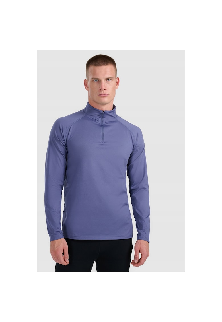 Bluza sport barbati lenjerie termica - bleumarin - tehnologie 4FWarm - croiala regulara