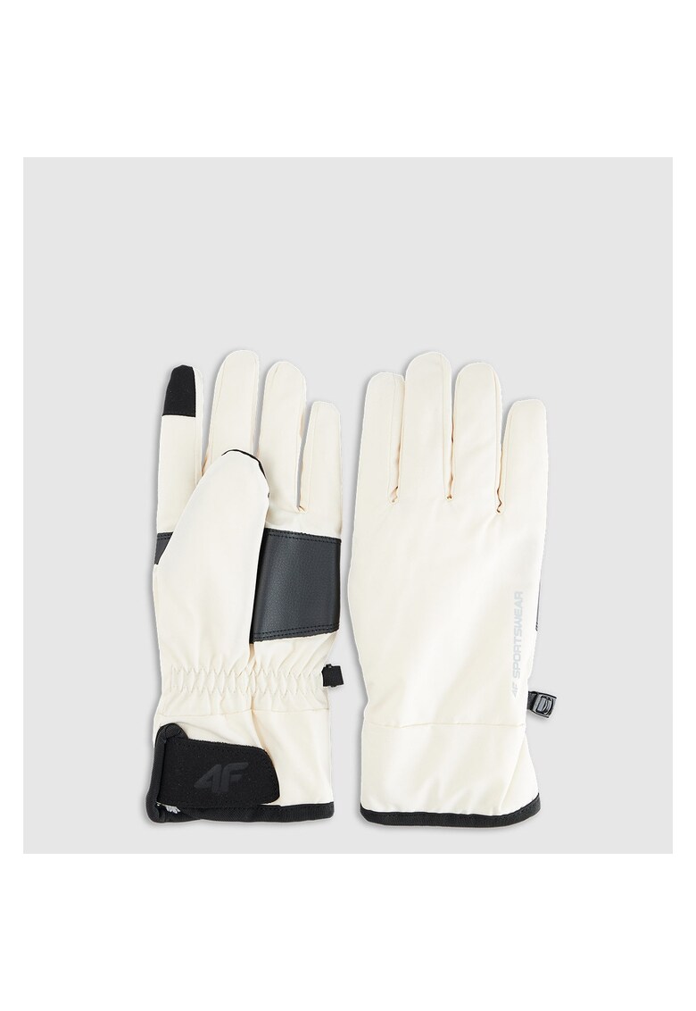 Manusi sport unisex - XL - bej - sistem Touch Screen - impermeabile