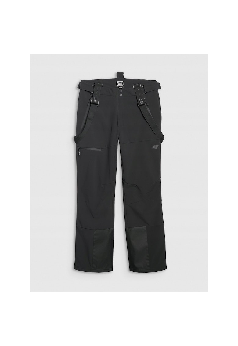 Pantaloni schi negri - poliester - Negru