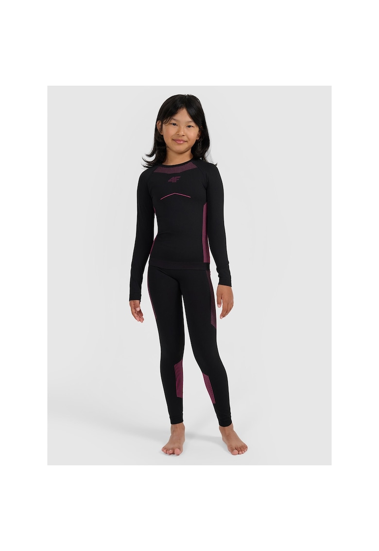 Lenjerie negru/roz - poliester - Negru/Roz