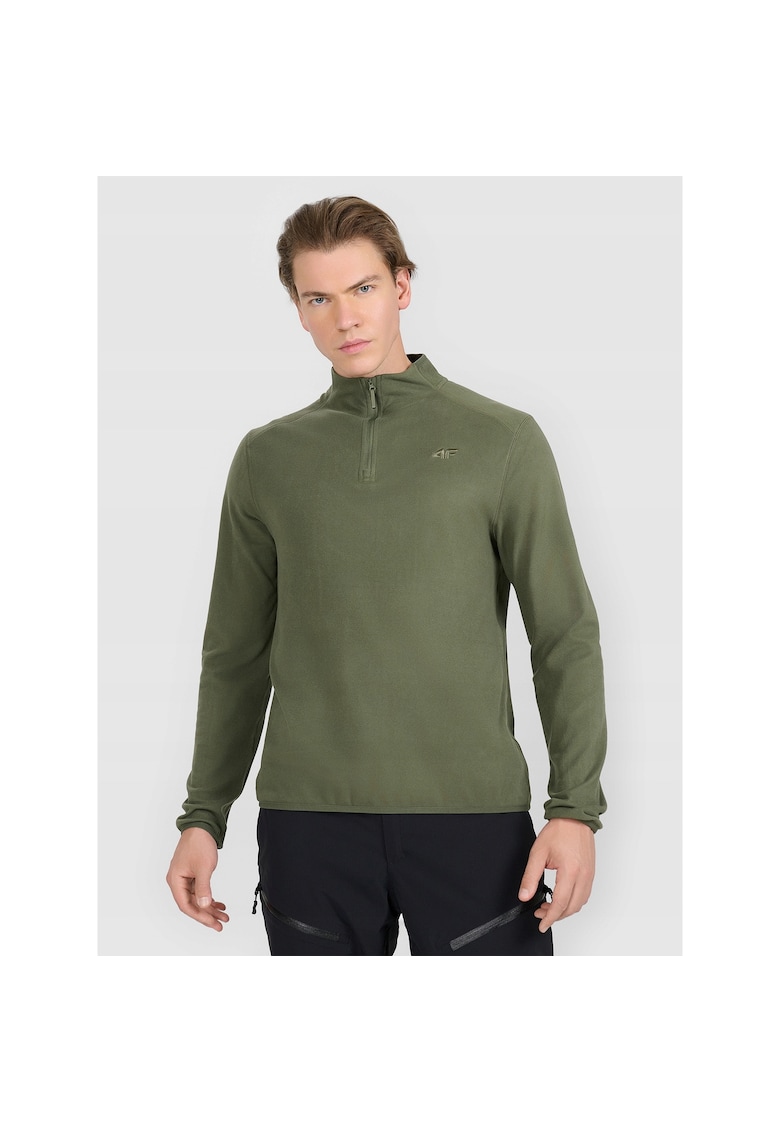 Bluza sport barbati termica - tehnologie 4FWarm - kaki - pentru schi - poliester - Kaki