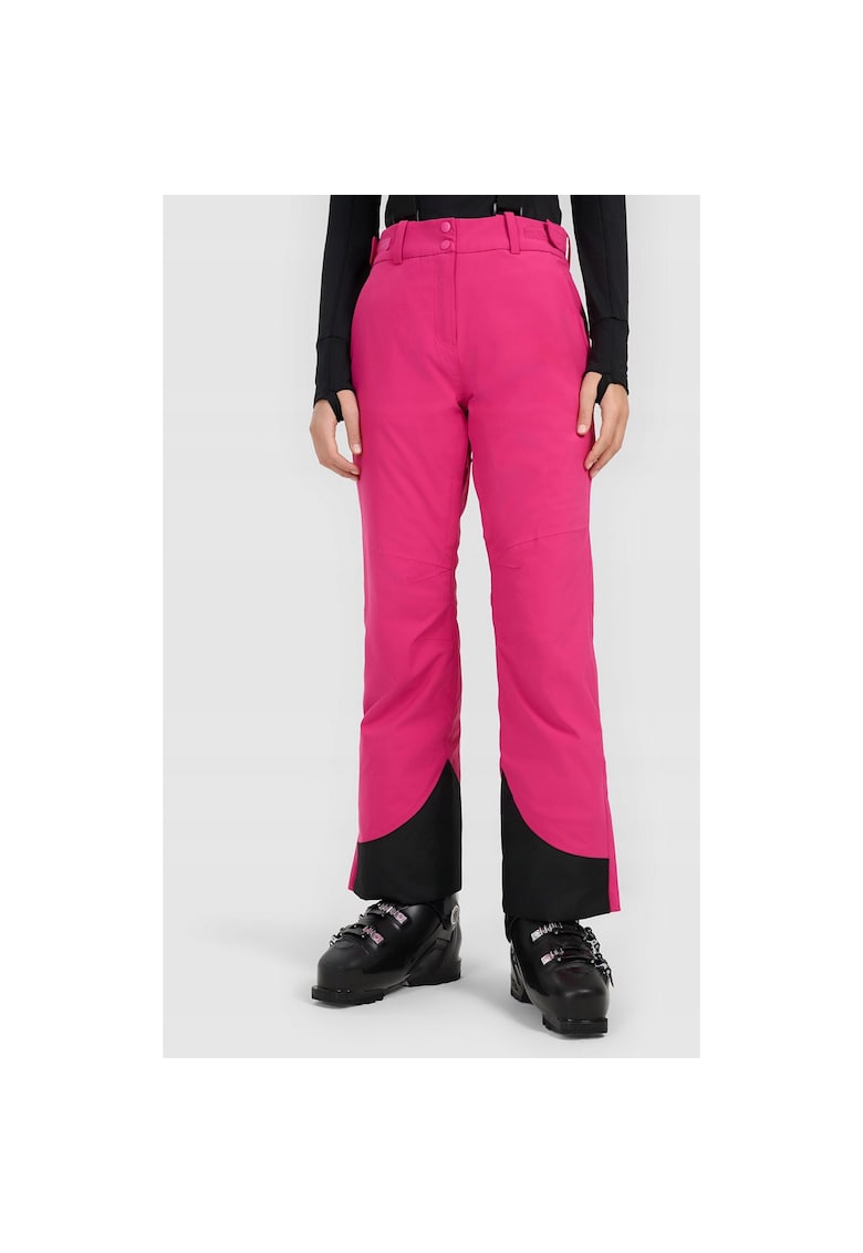 Pantaloni sport dama - roz - poliester - pentru ski