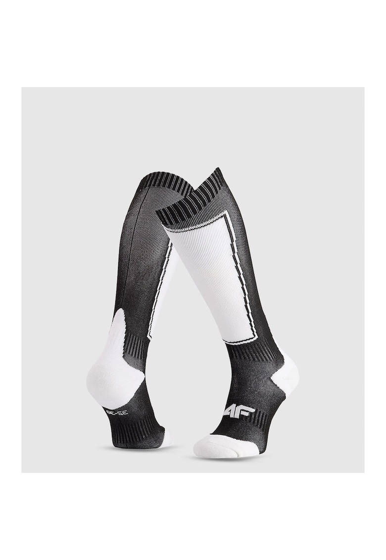 Sosete sport dama narciarskie - 39-42 - negru - tehnologie 4FWarm