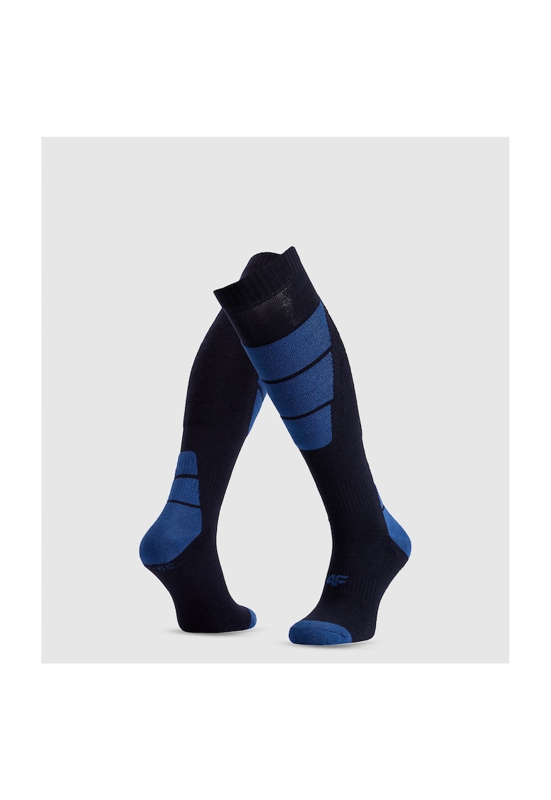 Sosete sport barbati pentru schi - 39-42 - albastru - tehnologie 4FWarm