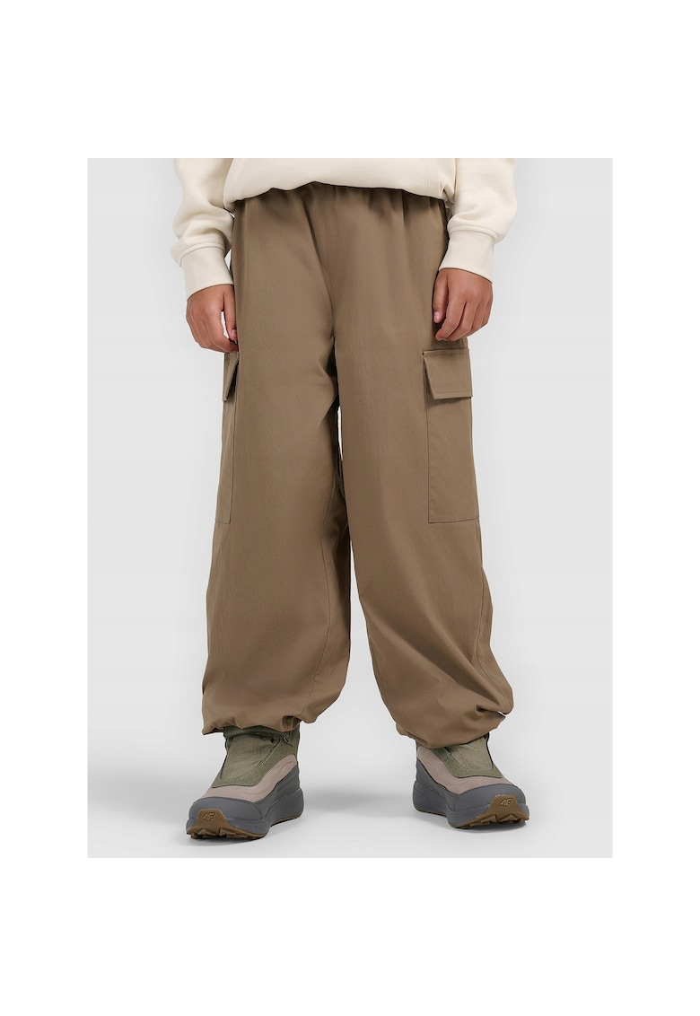 Pantaloni sport baieti - bumbac - maro