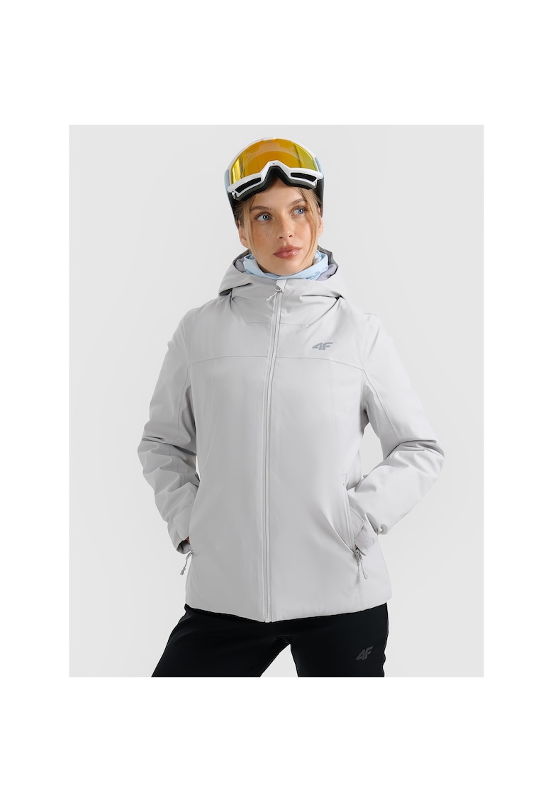 Geaca de schi NeoDry 5000 - impermeabilitate - confort - gri - poliester - pentru femei