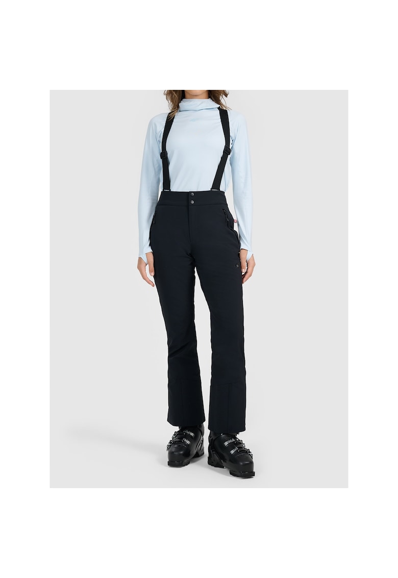Pantaloni sport dama - ski - negru - poliester