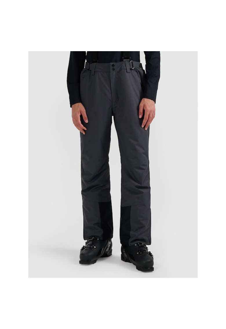 Pantaloni barbati - poliester - gri - Gri inchis