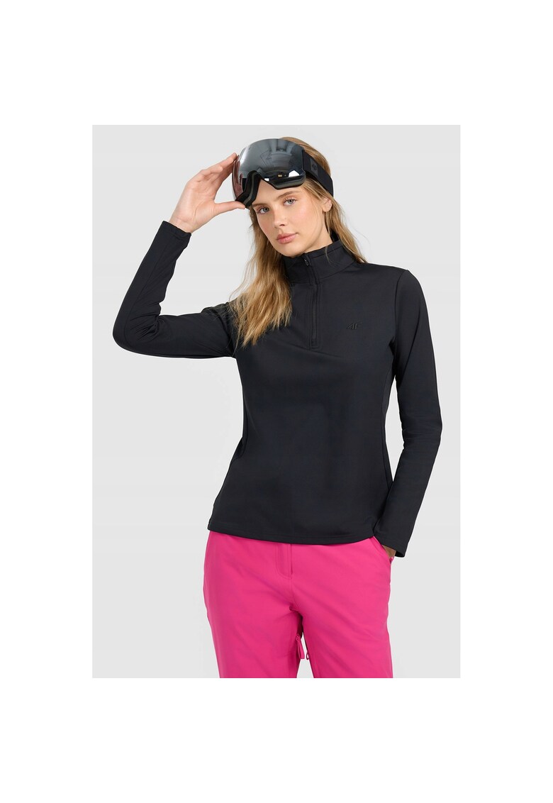 Bluza sport dama - termica - neagra - tehnologie 4FWarm
