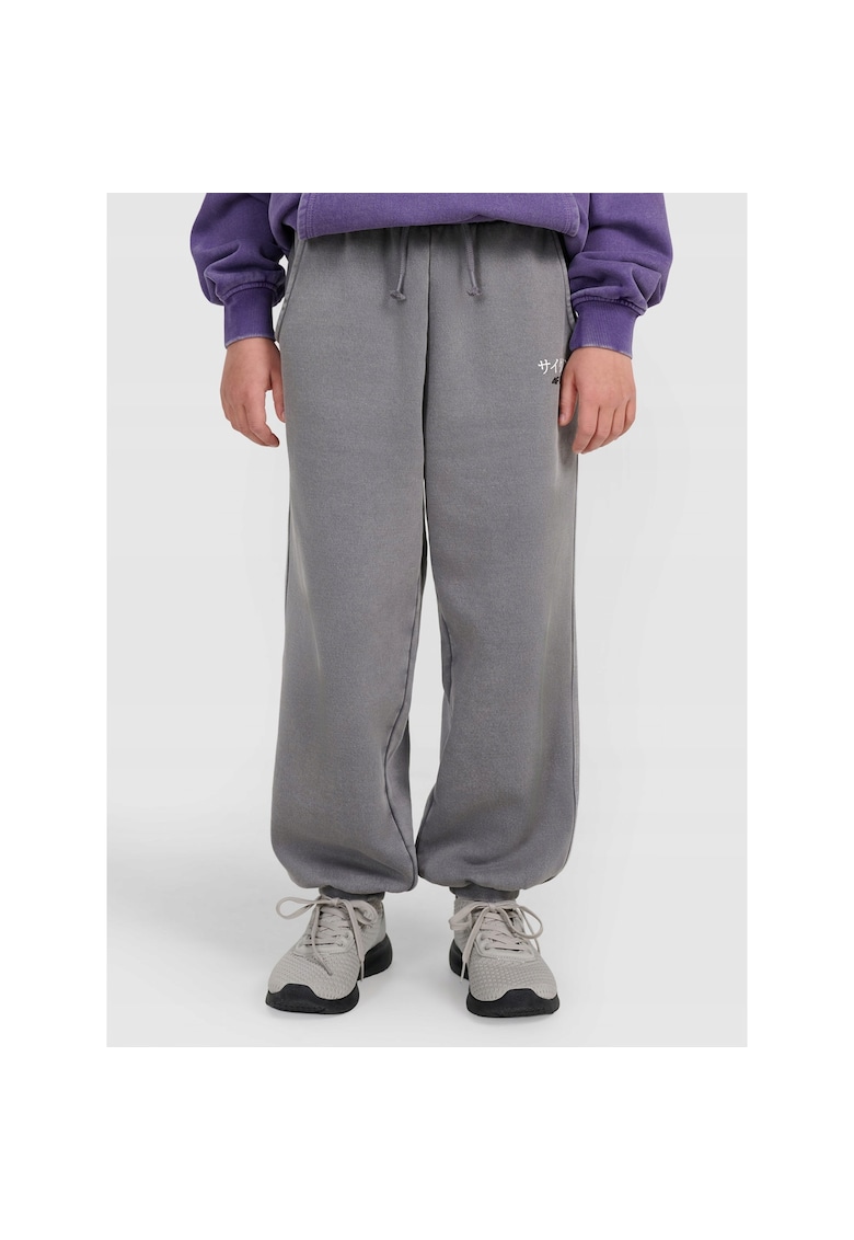 Pantaloni de sport baieti - bumbac - gri