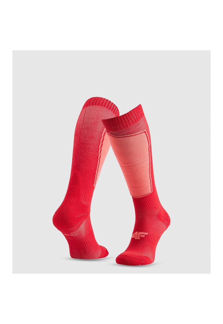 Sosete sport dama pentru schi - 39-42 - rosii - tehnologie 4FWarm