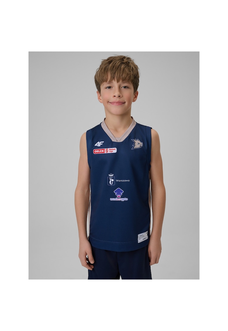 Maiou sport copii - bleumarin - poliester - tehnologie 4FDry