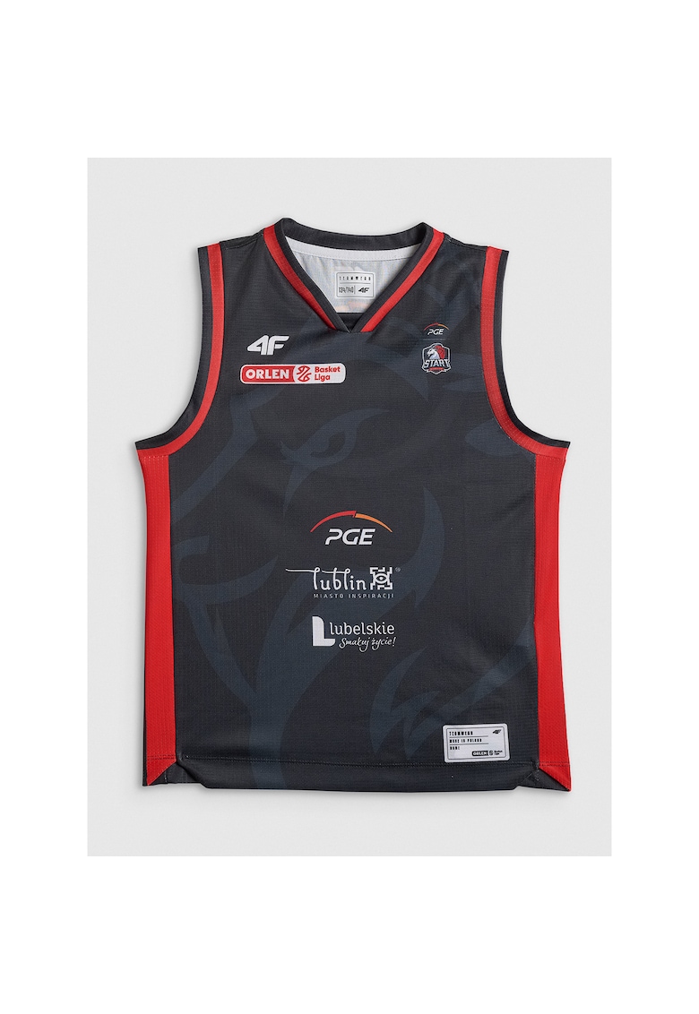 Tricou sport copii sezon 2025/26 - negru - respirabil -