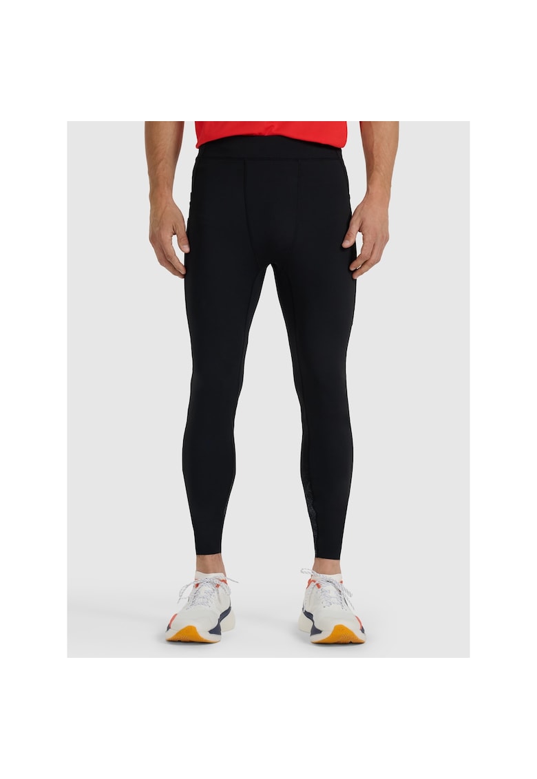 Pantaloni alergare barbati - poliester - negru