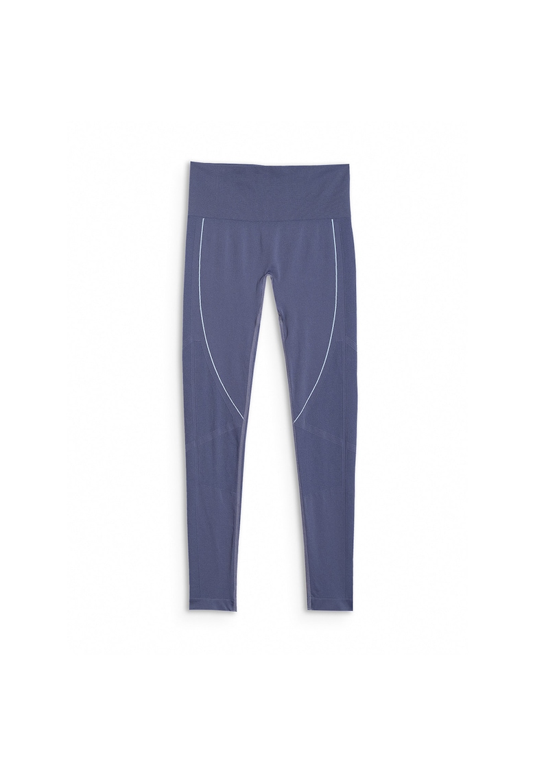 Pantaloni sport dama lenjerie termoactiva fara cusaturi - bleumarin - poliamida