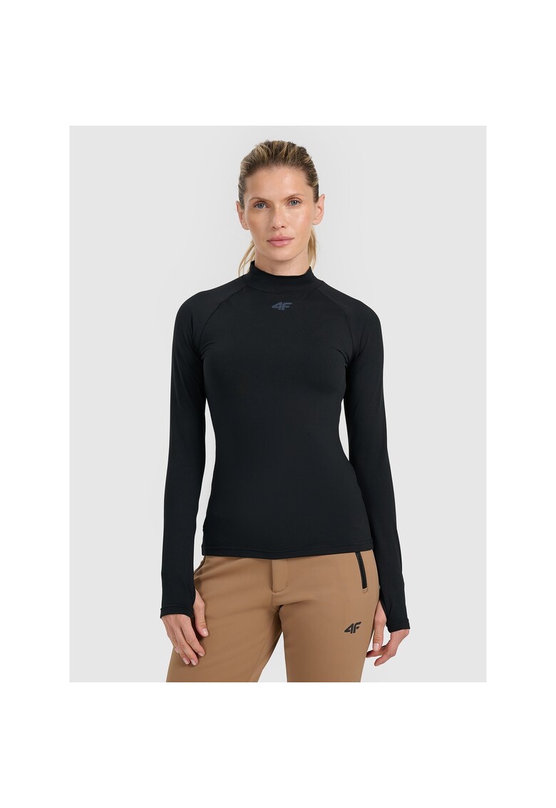 Bluza sport dama - din poliester - neagra -