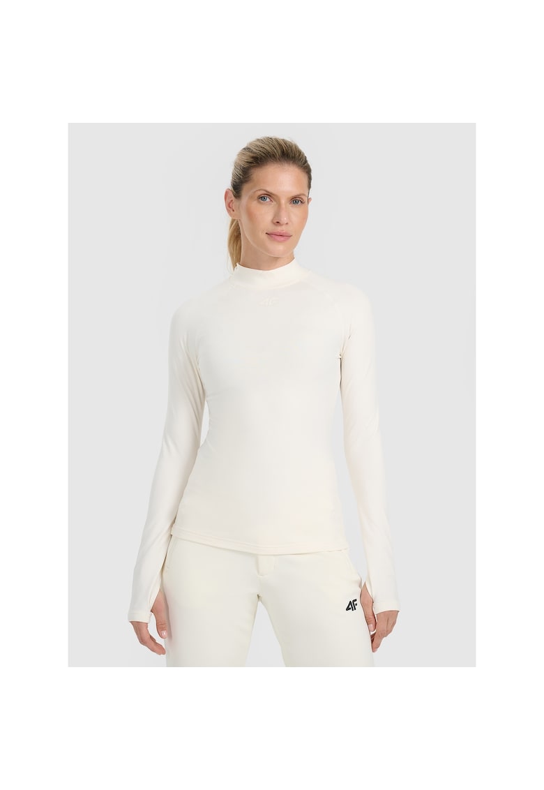 Bluza schi dama - poliester - alb