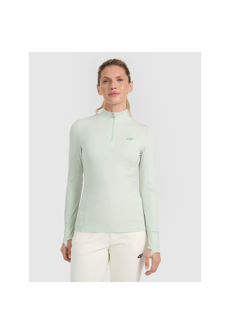 Bluza ski dama - poliester - verde
