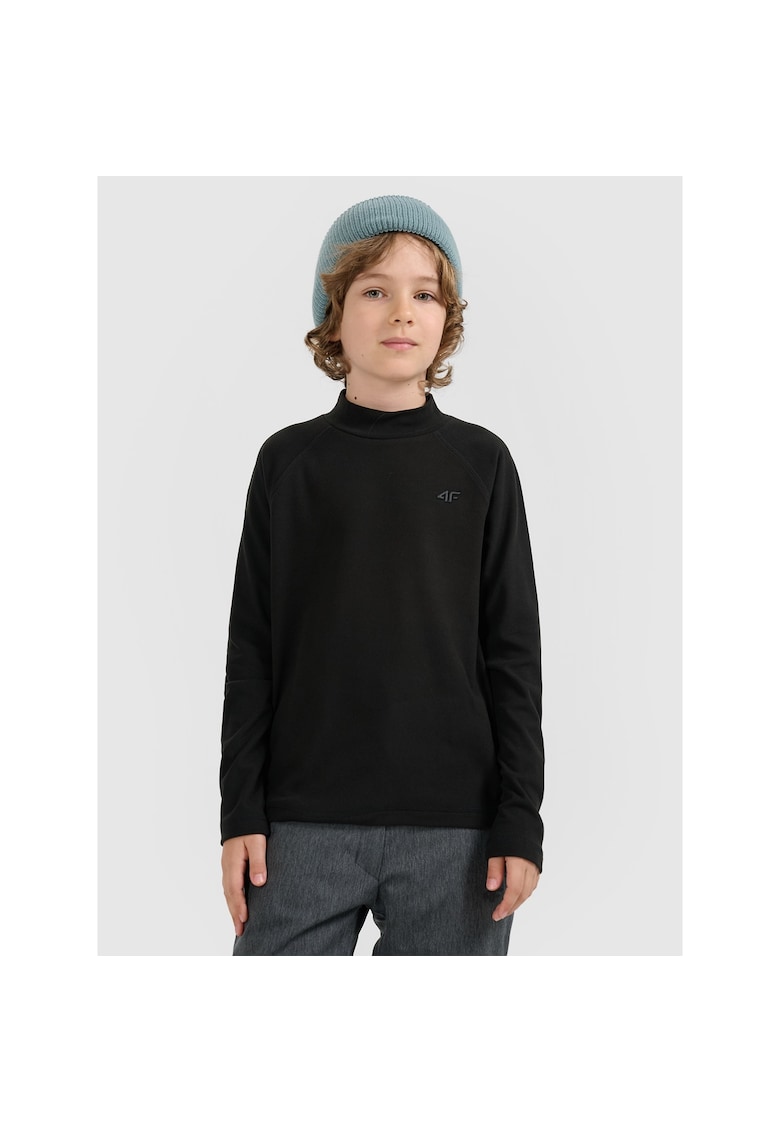 Bluza sport copii negru - polar - pentru ski -