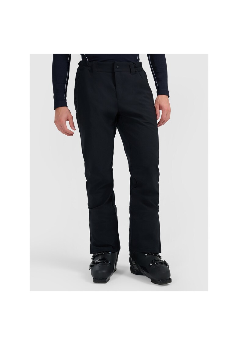 Pantaloni de schi barbati - poliester - Negru