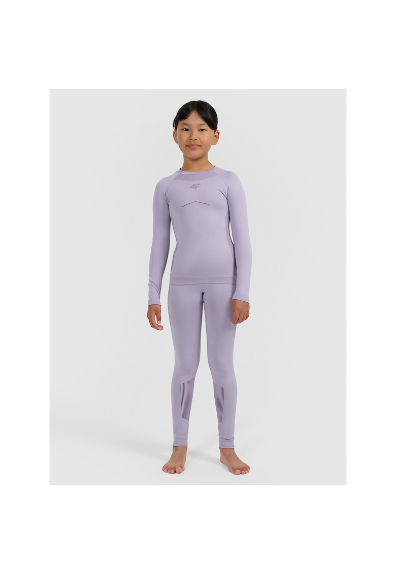 Lenjerie termoactiva fete - poliester - violet