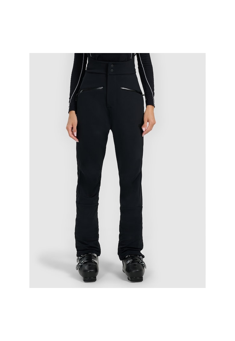 Pantaloni ski dama - negru - poliester