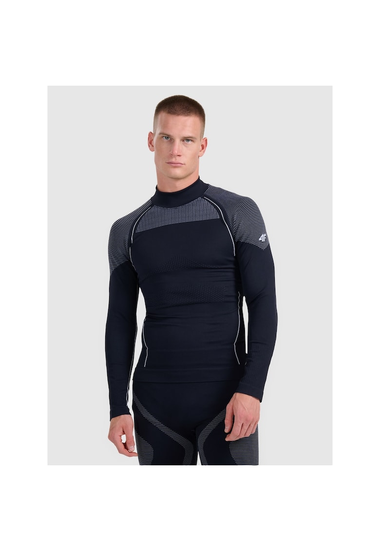 Bluza sport barbati - lenjerie fara cusaturi - Negru