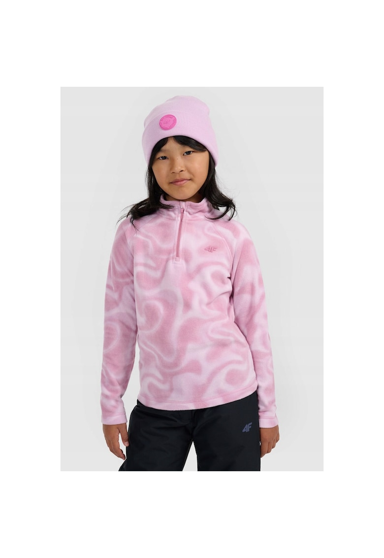 Bluza ski fete - fleece - roz
