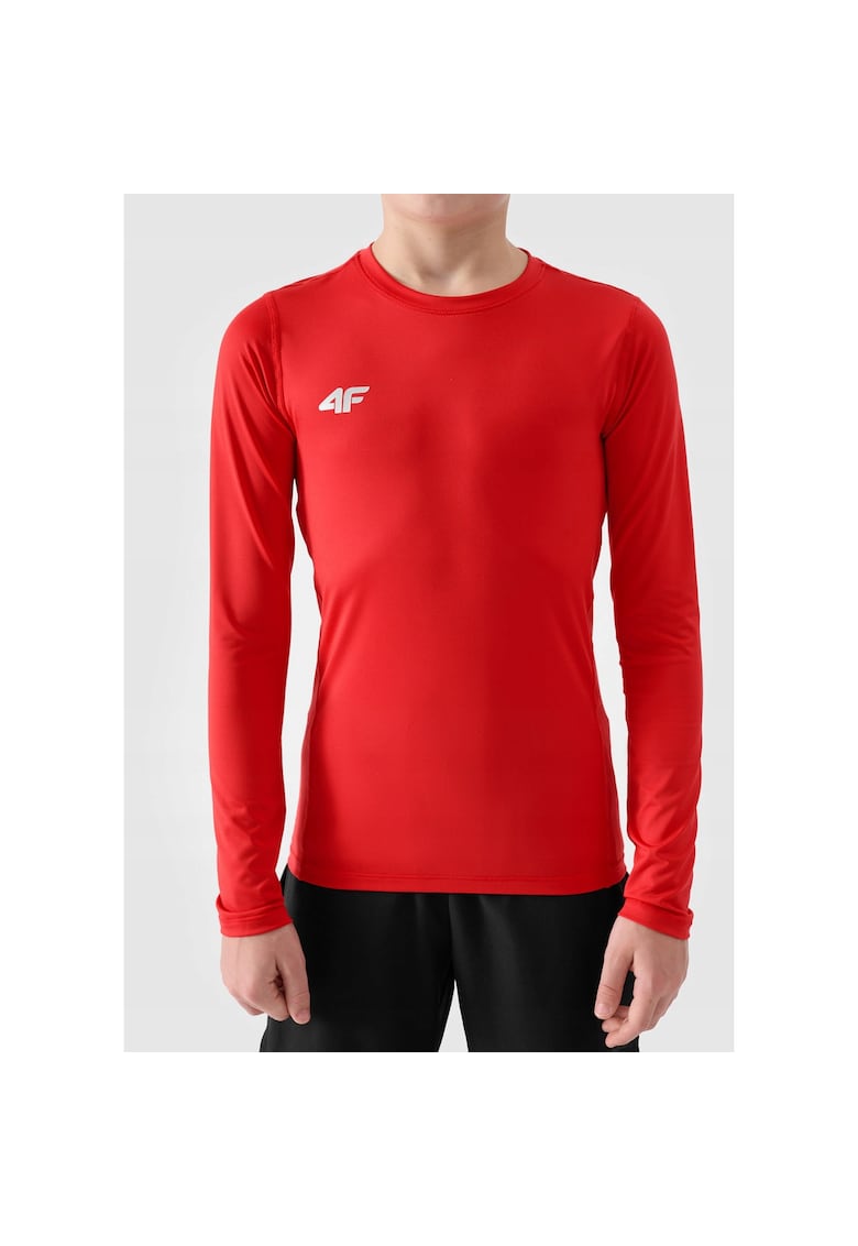 Bluza sport baieti SS21TFLOM082-62S - 4F - Rosu - Poliester -
