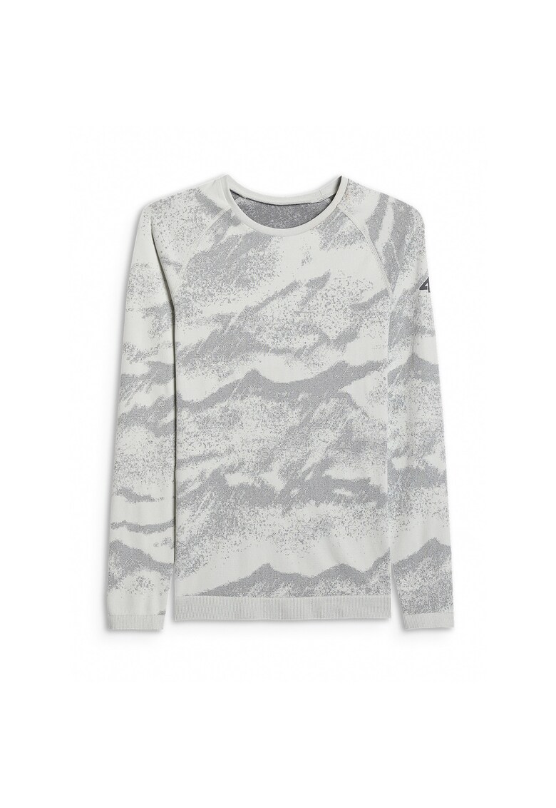 Bluza sport poliester - alb/gri - Alb/Gri