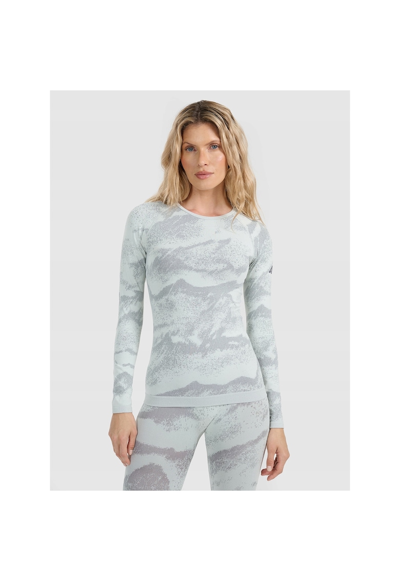 Bluza sport poliester - alb/gri - Alb/Gri