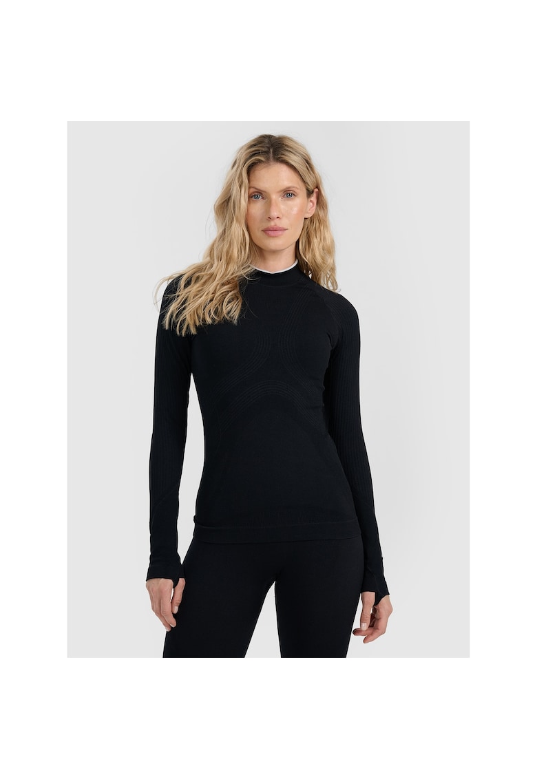 Bluza de sport unisex - poliester - neagra