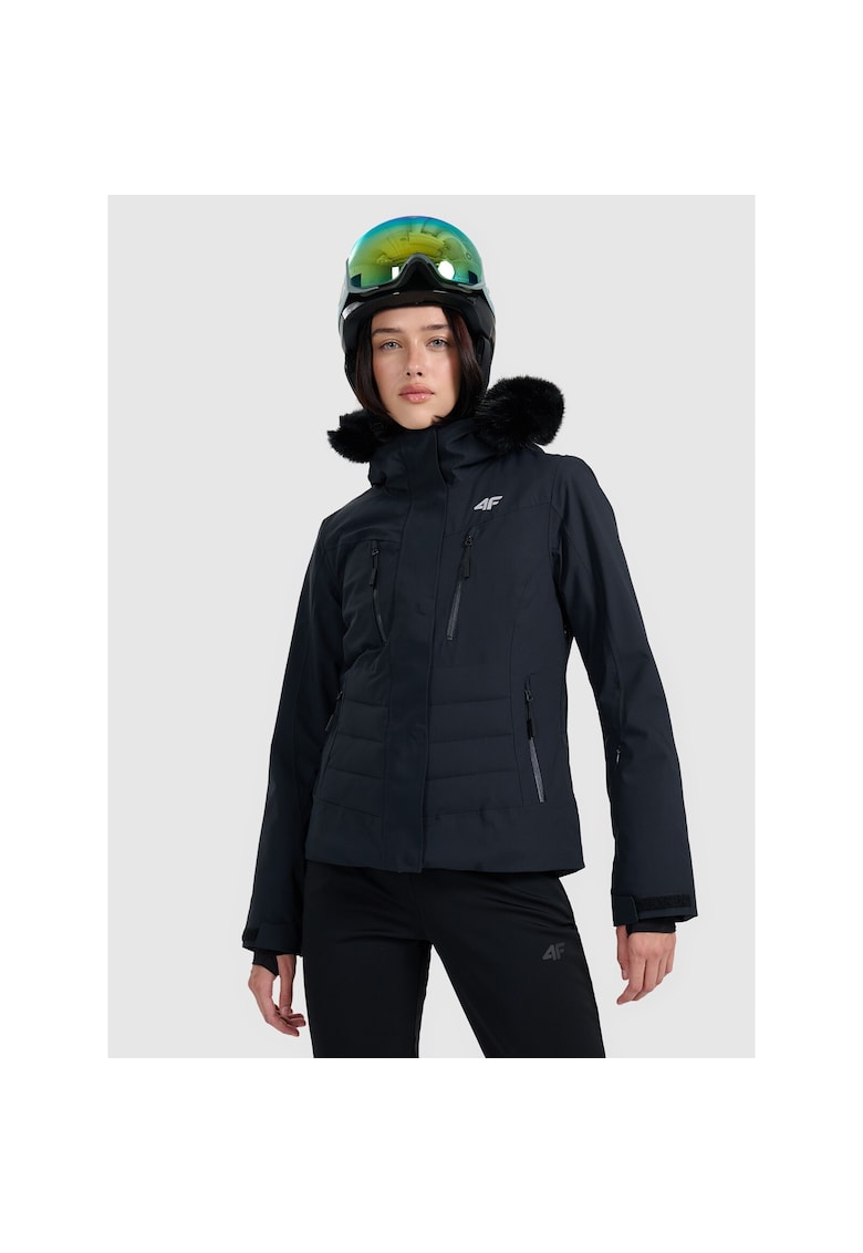 Geaca de schi dama NeoDry 10000 - impermeabila - respirabila - neagra - poliester