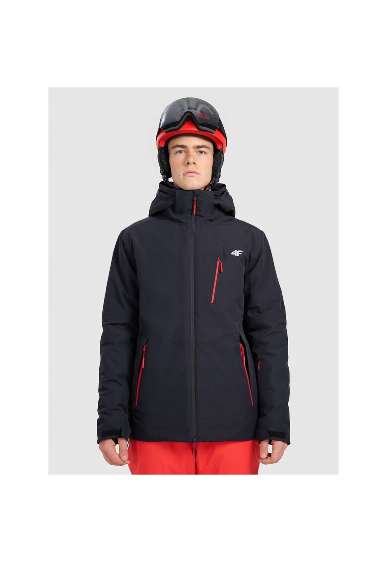 Geaca schi barbati - poliester - negru