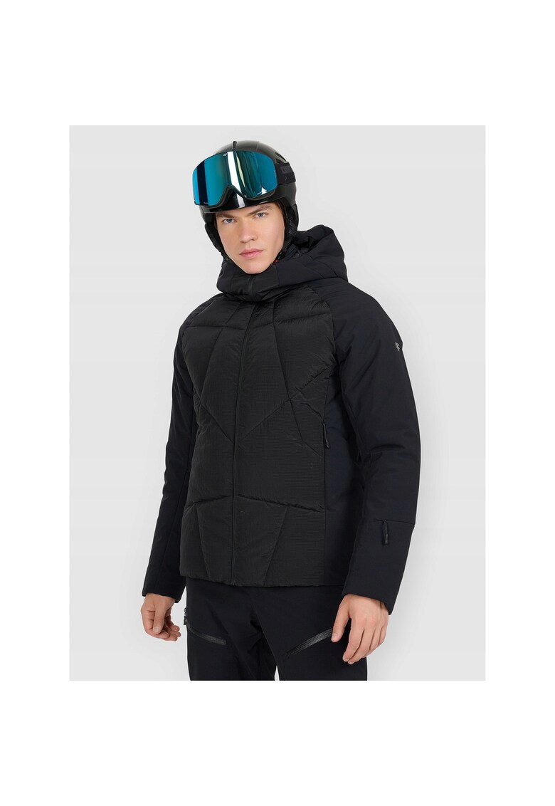Geaca de ski barbati - poliester - neagra