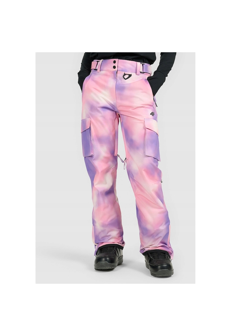 Pantaloni snowboard dama membrana 15000 - impermeabili - multicolor - poliester