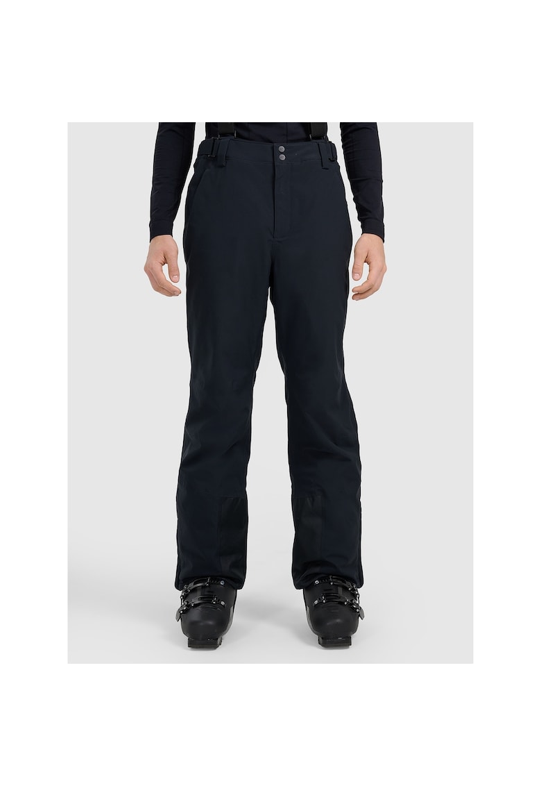 Pantaloni de schi barbati - din poliester - negru