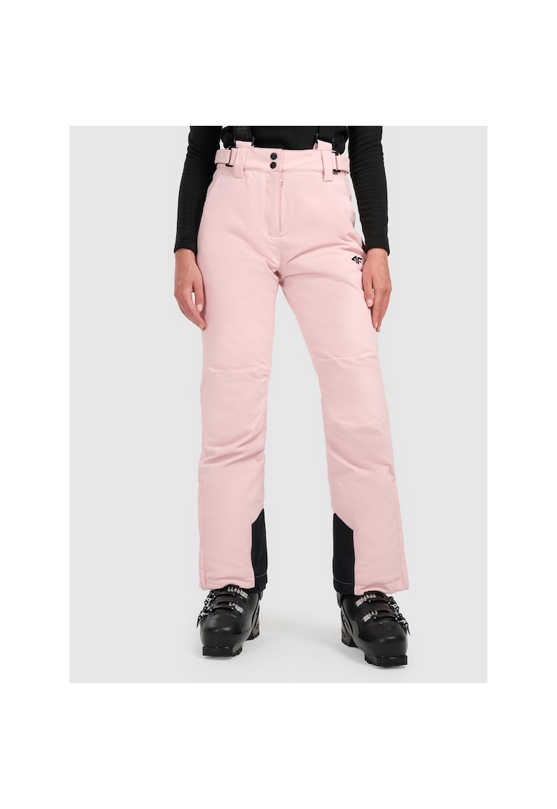 Pantaloni sport dama - schi - culoare roz - poliester