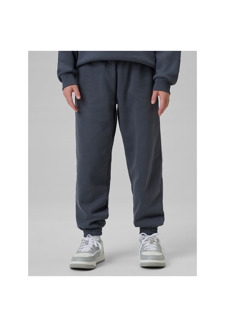 Pantaloni sport pentru fete - marca material bumbac - culoare gri