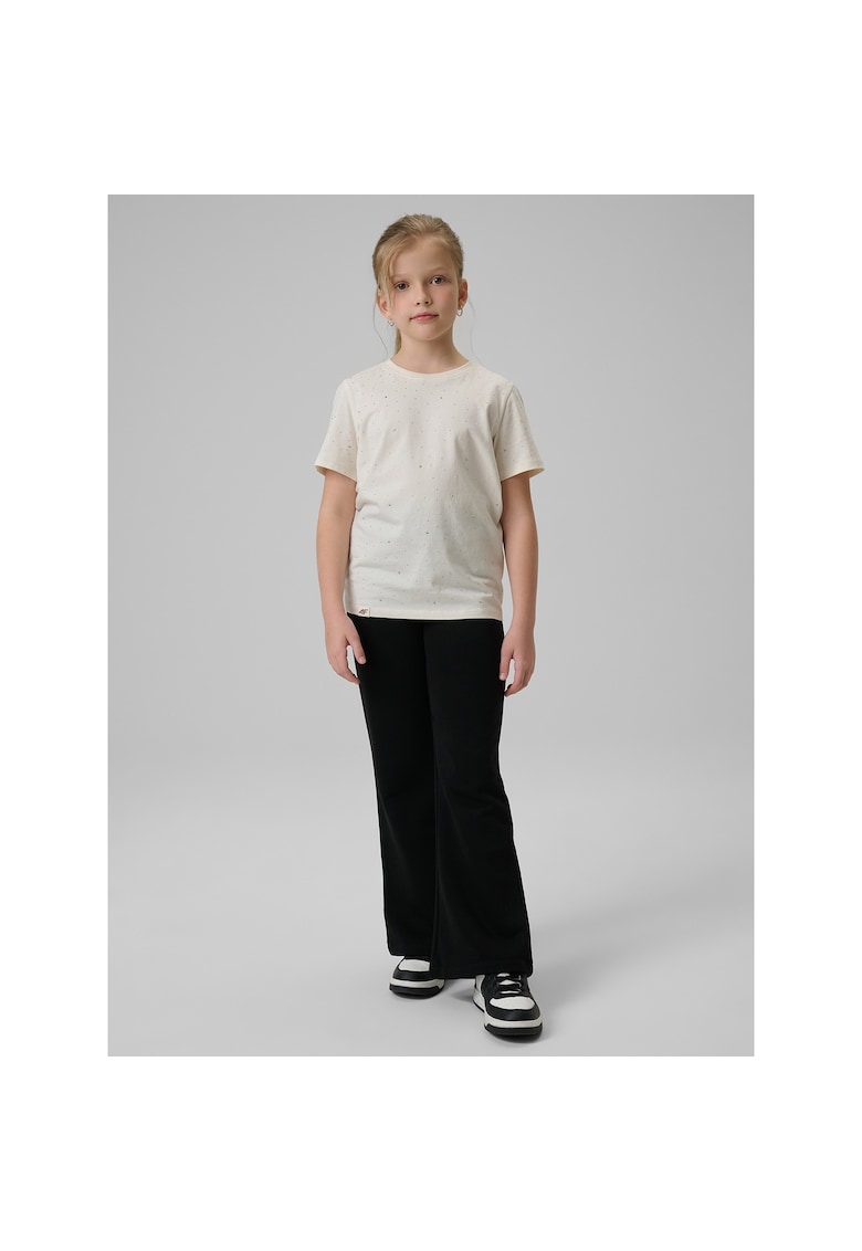 Tricou copii alb bumbac - Alb
