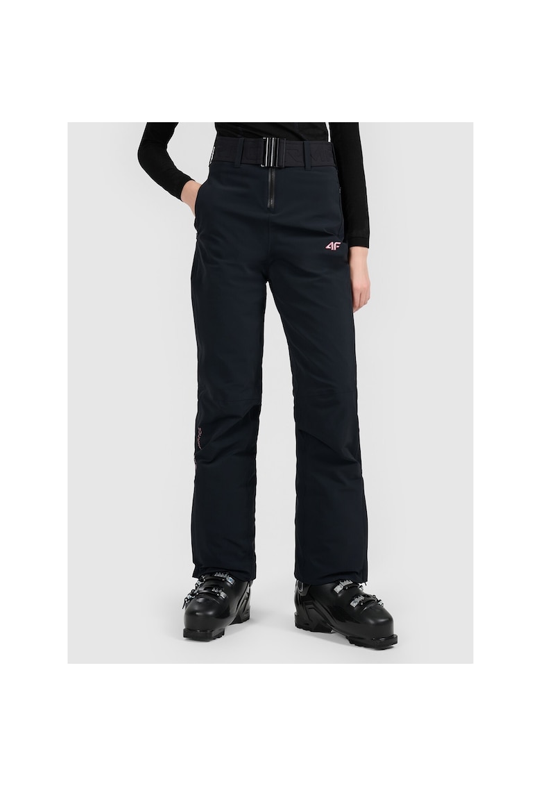 Pantaloni sport dama - ski - negru - din poliester