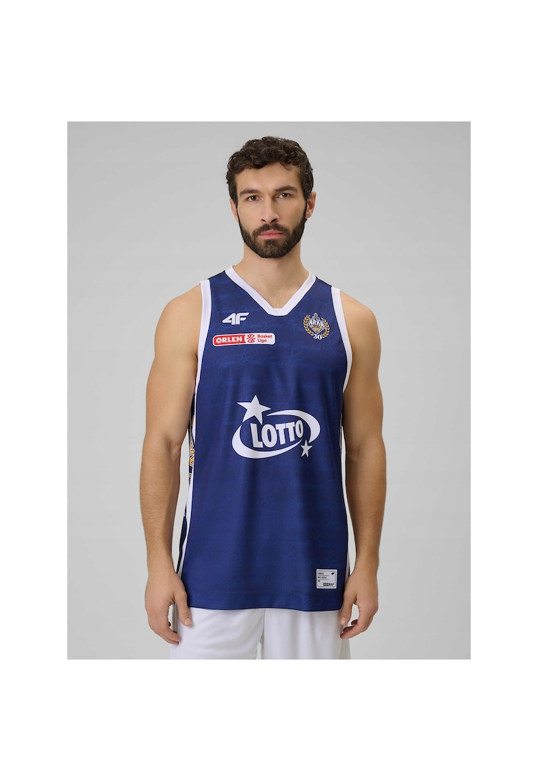 Maiou baschet barbati poliester - Bleumarin