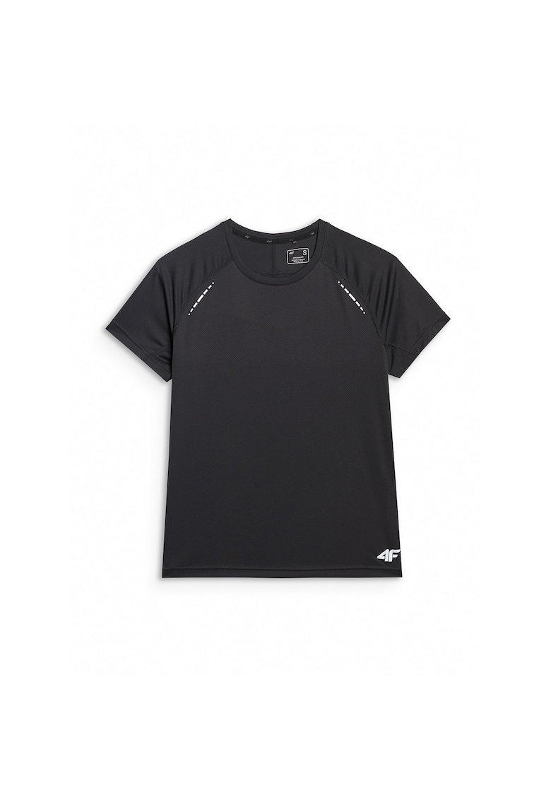 Tricou sport - alergare pe teren - uscare rapida - negru - poliester - set XL